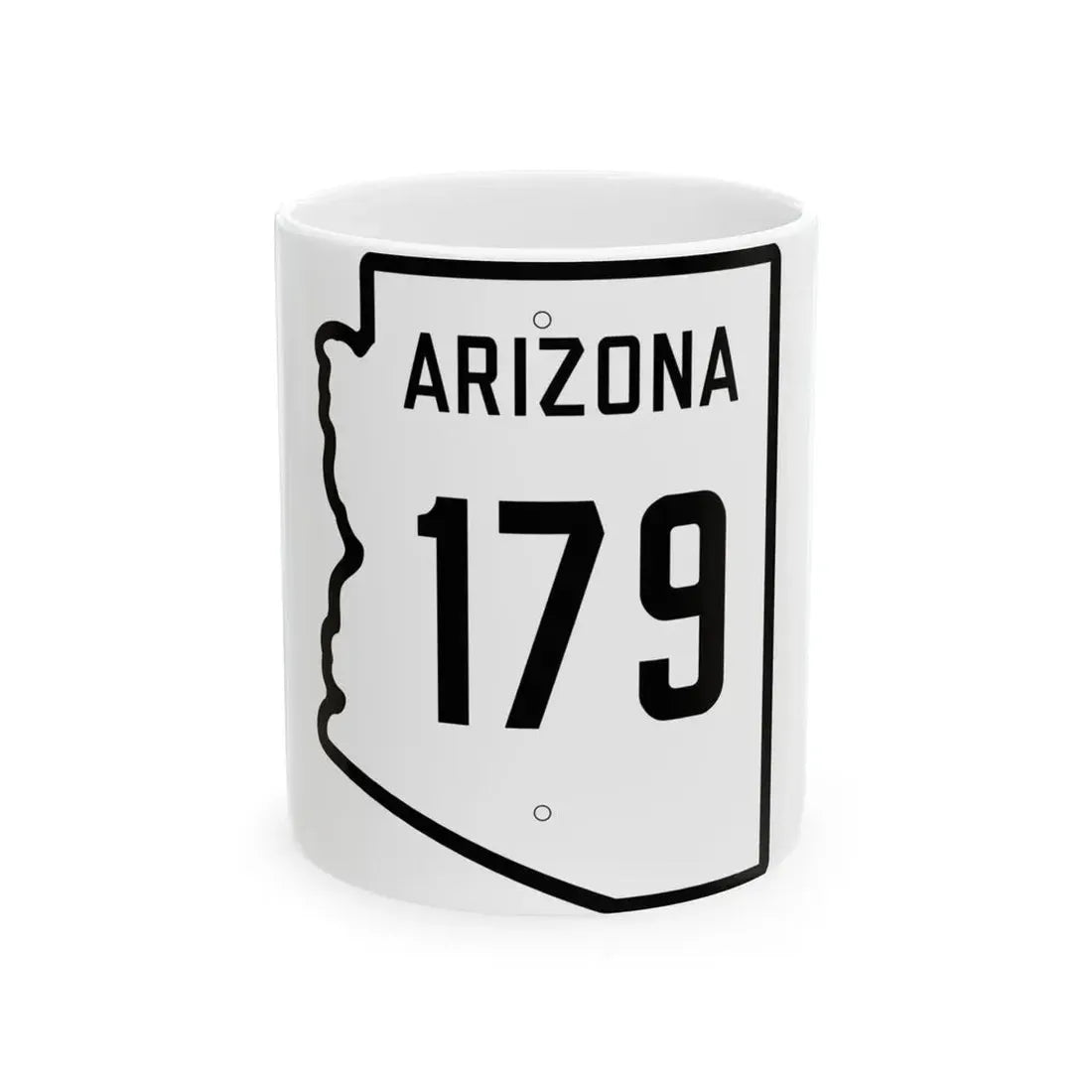 Arizona 179 1941 (Arizona) (Road Sign) White Coffee Mug 11oz - Go Mug Yourself