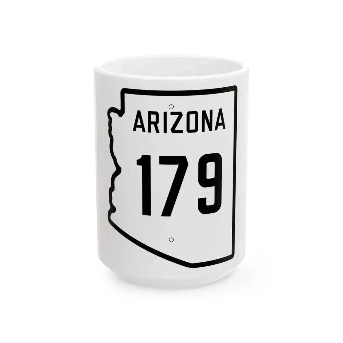 Arizona 179 1941 (Arizona) (Road Sign) White Coffee Mug 15oz - Go Mug Yourself