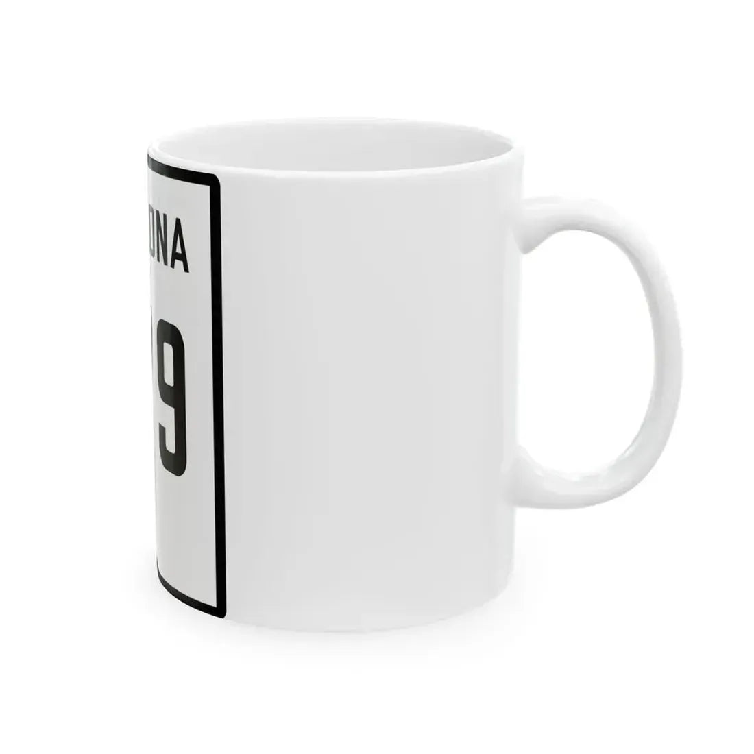 Arizona 179 1941 (Arizona) (Road Sign) White Coffee Mug - Go Mug Yourself