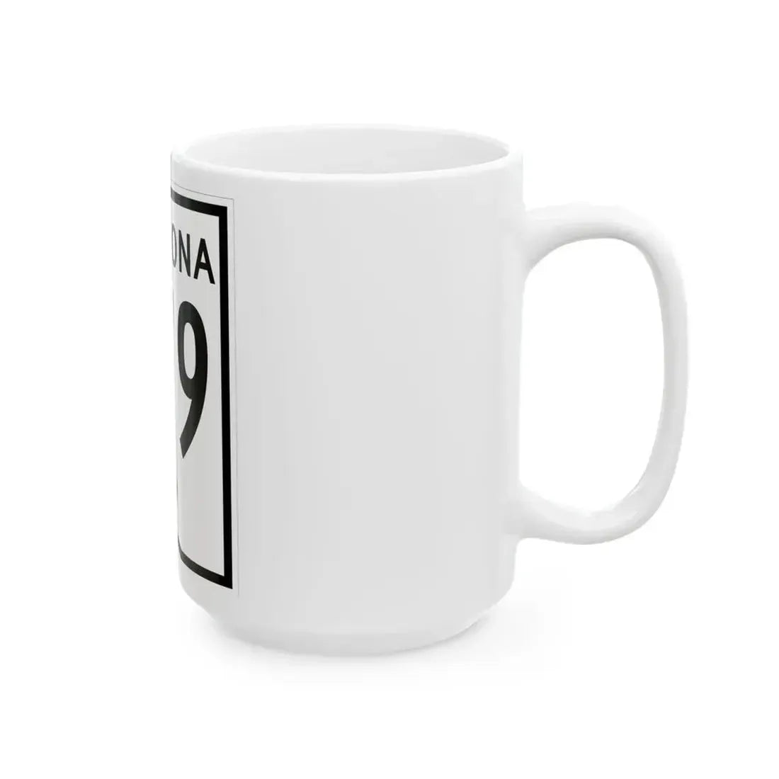 Arizona 179 1956 (Arizona) (Road Sign) White Coffee Mug - Go Mug Yourself