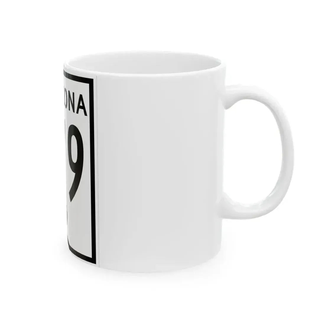 Arizona 179 1956 (Arizona) (Road Sign) White Coffee Mug - Go Mug Yourself