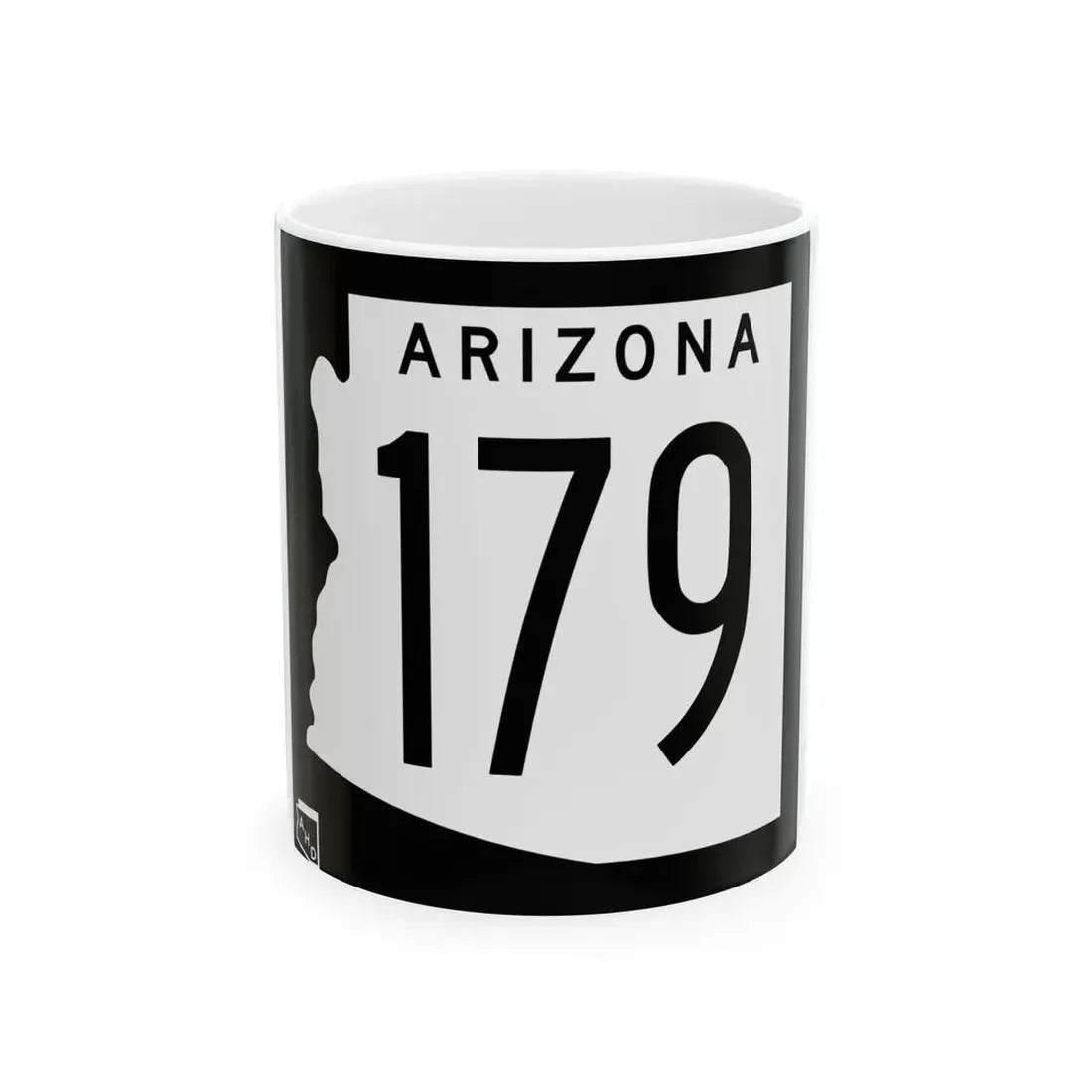 Arizona 179 1963 (Arizona) (Road Sign) White Coffee Mug 11oz - Go Mug Yourself
