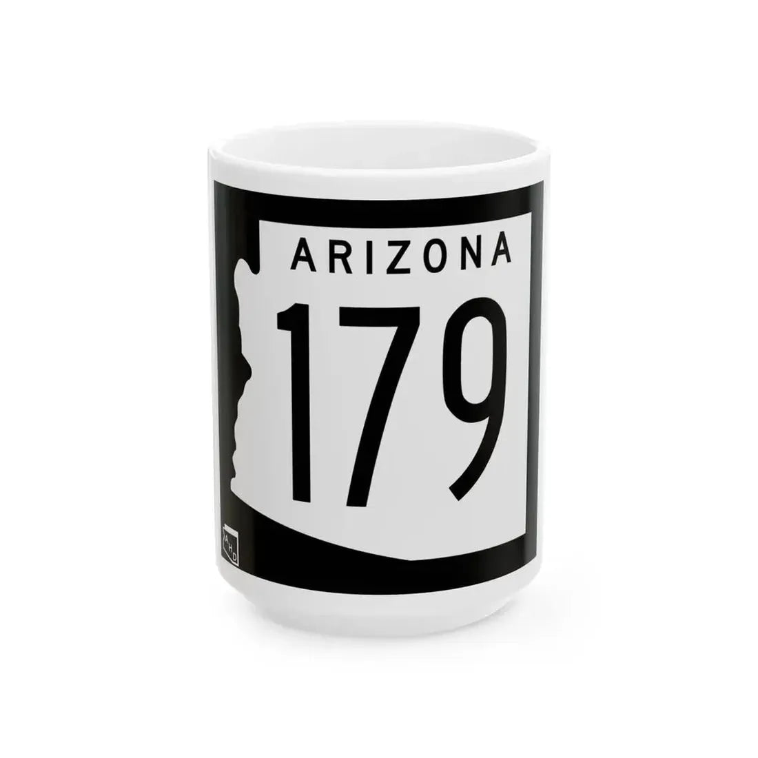 Arizona 179 1963 (Arizona) (Road Sign) White Coffee Mug - Go Mug Yourself