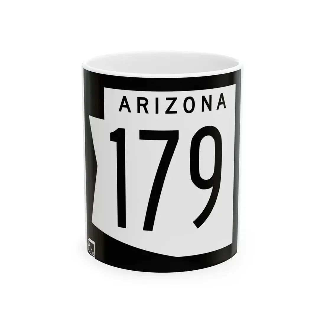 Arizona 179 1973 (Arizona) (Road Sign) White Coffee Mug 11oz - Go Mug Yourself