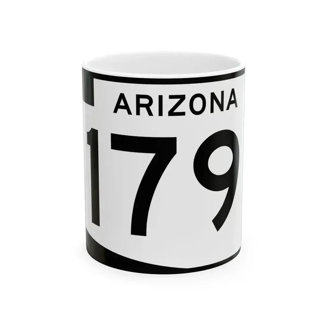 Arizona 179 (Arizona) (Road Sign) White Coffee Mug 11oz - Go Mug Yourself