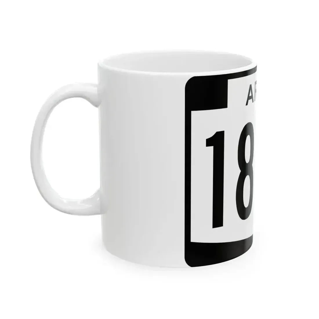 Arizona 180A (Arizona) (Road Sign) White Coffee Mug - Go Mug Yourself