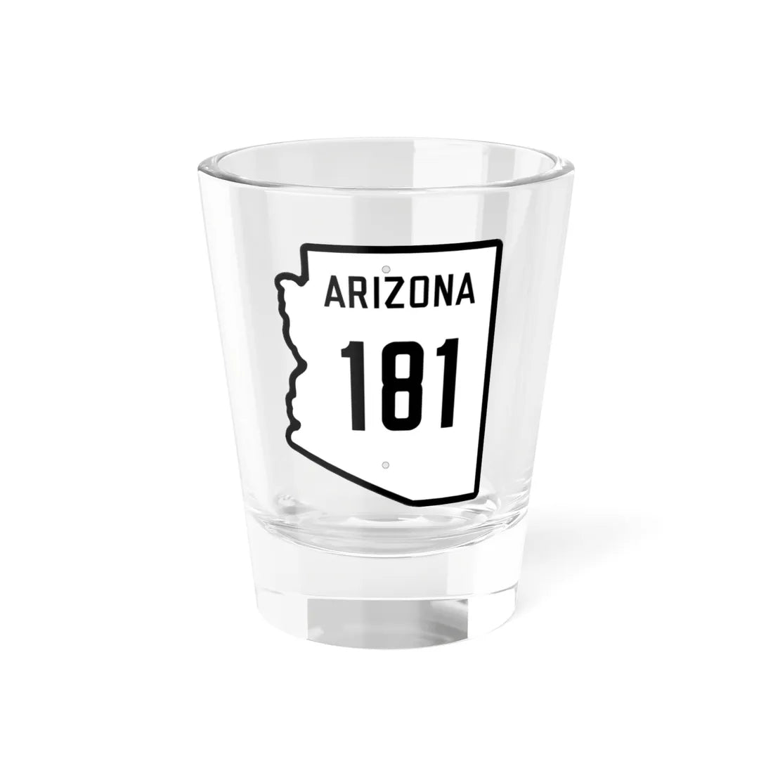 Arizona 181 1941 (Arizona) (Road Sign) Shot Glass 1.5oz 1.5oz - Go Mug Yourself