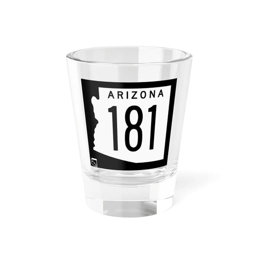 Arizona 181 1963 (Arizona) (Road Sign) Shot Glass 1.5oz 1.5oz - Go Mug Yourself
