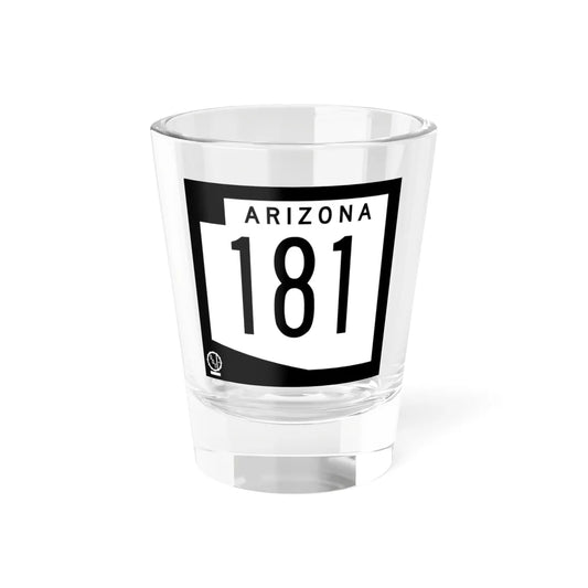 Arizona 181 1978 (Arizona) (Road Sign) Shot Glass 1.5oz 1.5oz - Go Mug Yourself