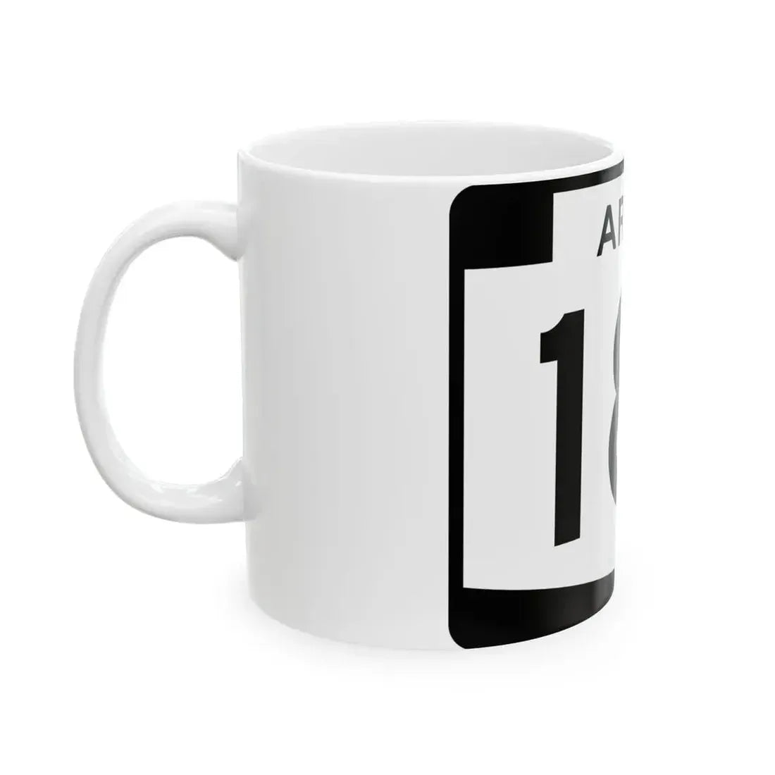Arizona 181 (Arizona) (Road Sign) White Coffee Mug - Go Mug Yourself