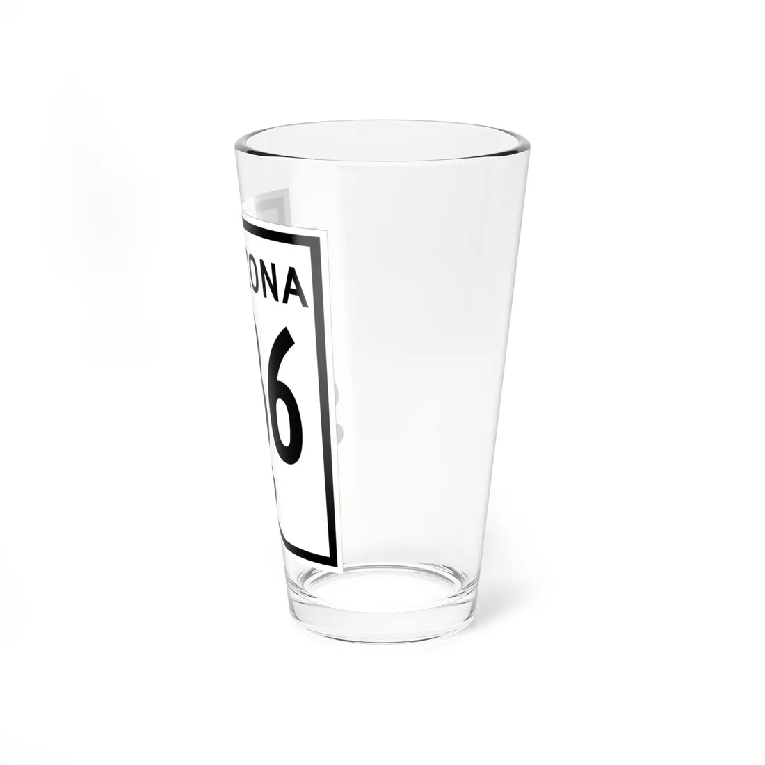Arizona 186 1956 (Arizona) (Road Sign) Pint Glass 16oz - Go Mug Yourself