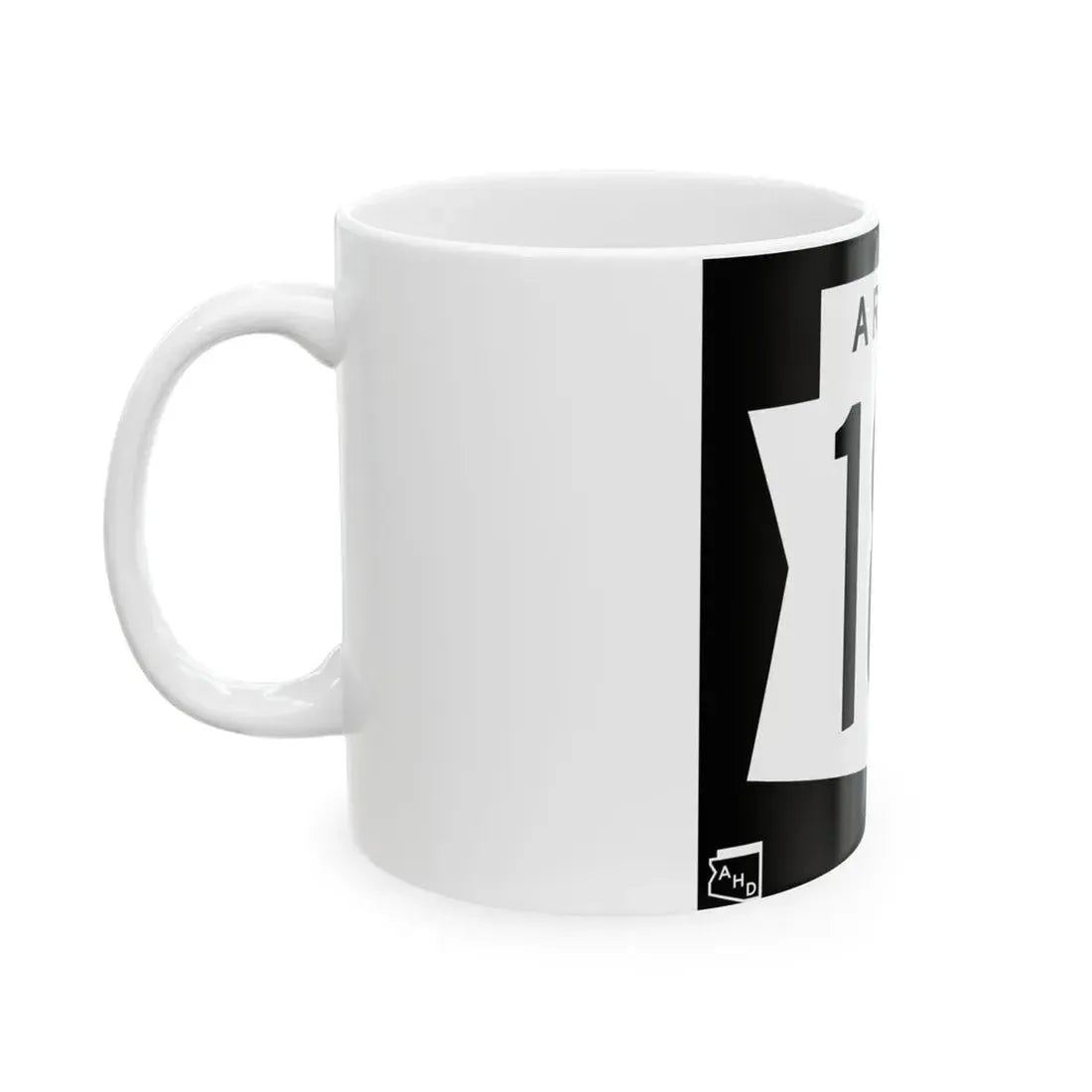Arizona 186 1973 (Arizona) (Road Sign) White Coffee Mug - Go Mug Yourself