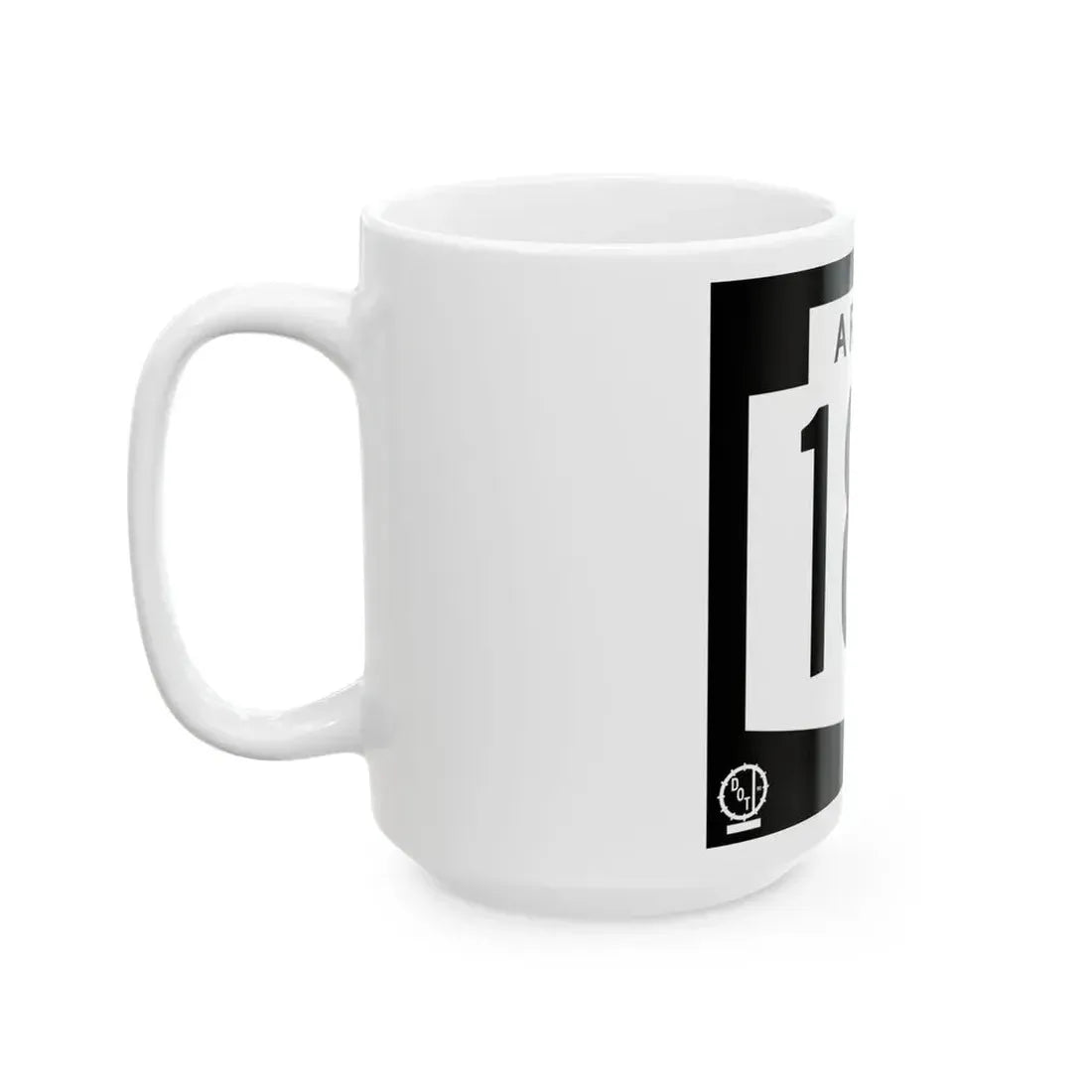 Arizona 186 1978 (Arizona) (Road Sign) White Coffee Mug - Go Mug Yourself