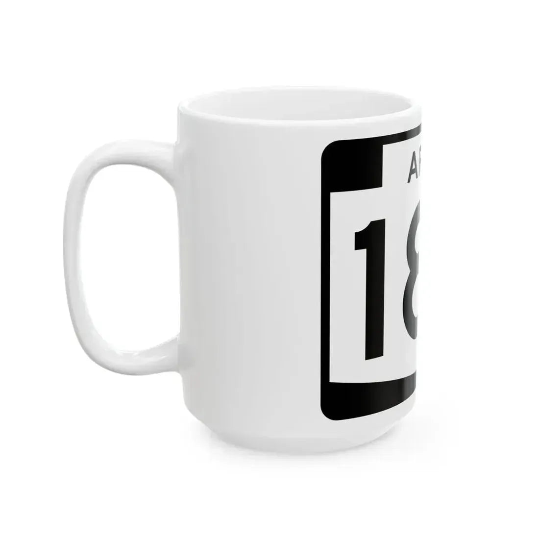 Arizona 186 (Arizona) (Road Sign) White Coffee Mug - Go Mug Yourself