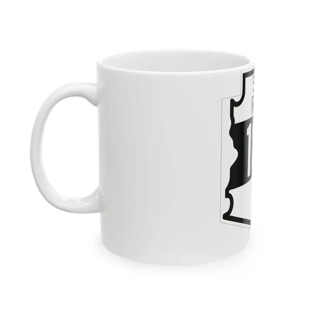 Arizona 187 1927 (Arizona) (Road Sign) White Coffee Mug - Go Mug Yourself