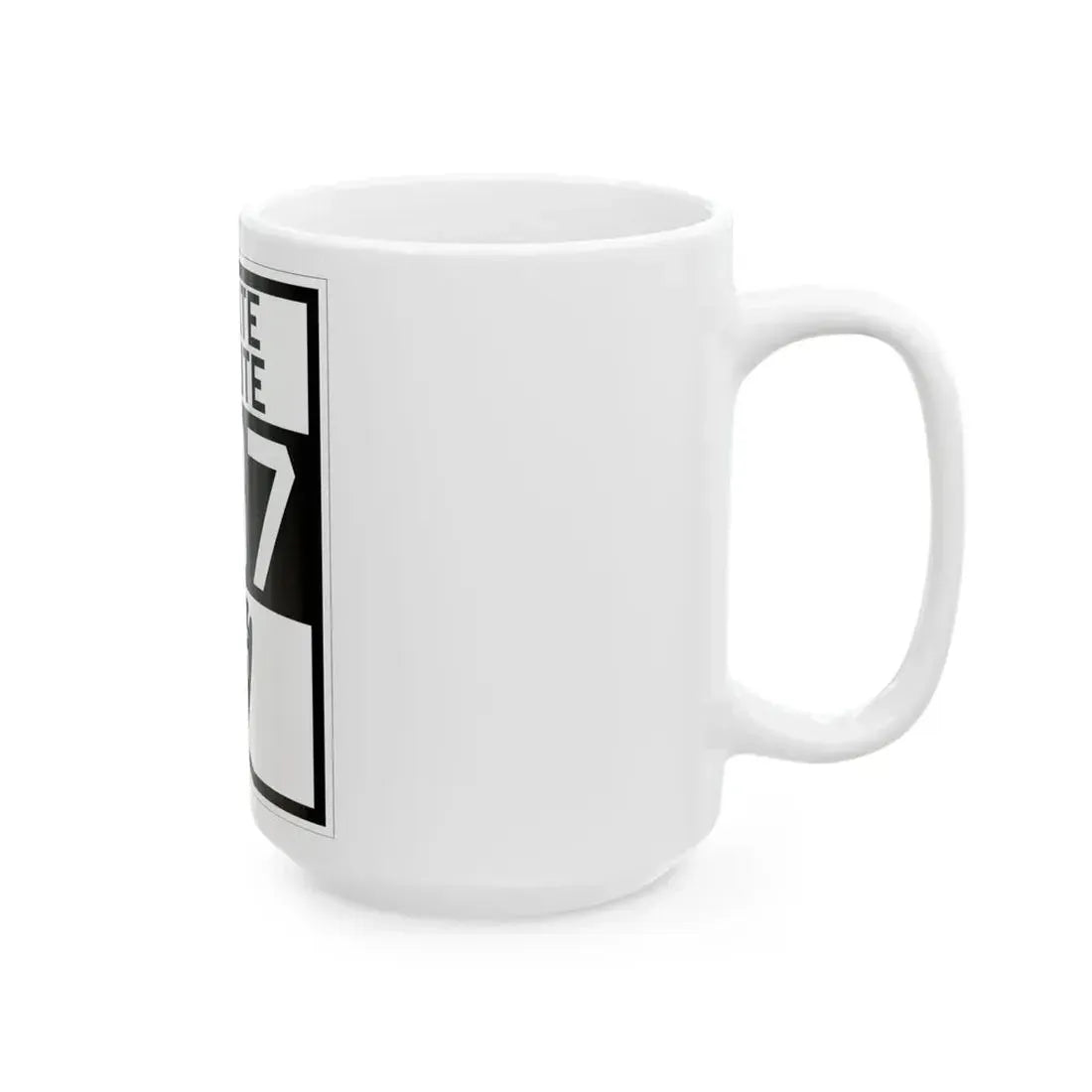 Arizona 187 1927 (Arizona) (Road Sign) White Coffee Mug - Go Mug Yourself