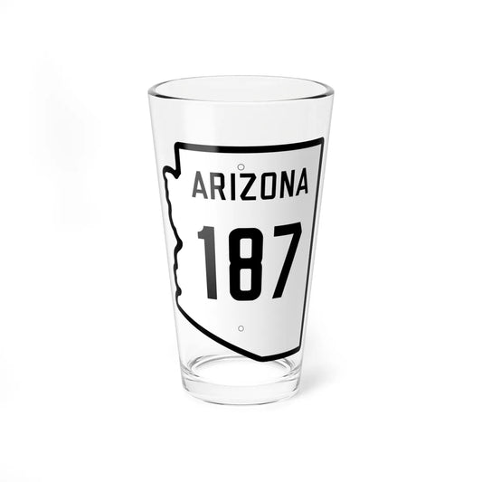 Arizona 187 1941 (Arizona) (Road Sign) Pint Glss 16oz 16oz - Go Mug Yourself