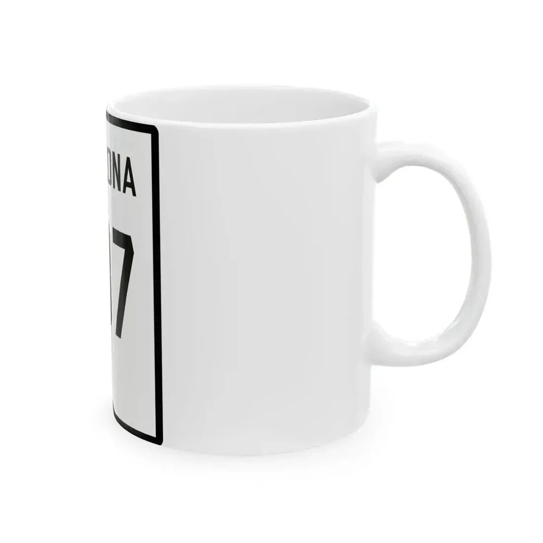Arizona 187 1941 (Arizona) (Road Sign) White Coffee Mug - Go Mug Yourself
