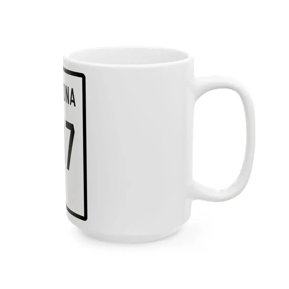 Arizona 187 1941 (Arizona) (Road Sign) White Coffee Mug - Go Mug Yourself