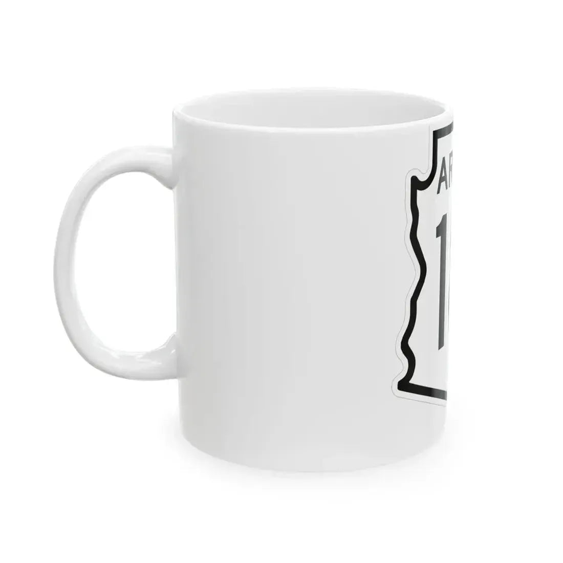 Arizona 187 1956 (Arizona) (Road Sign) White Coffee Mug - Go Mug Yourself