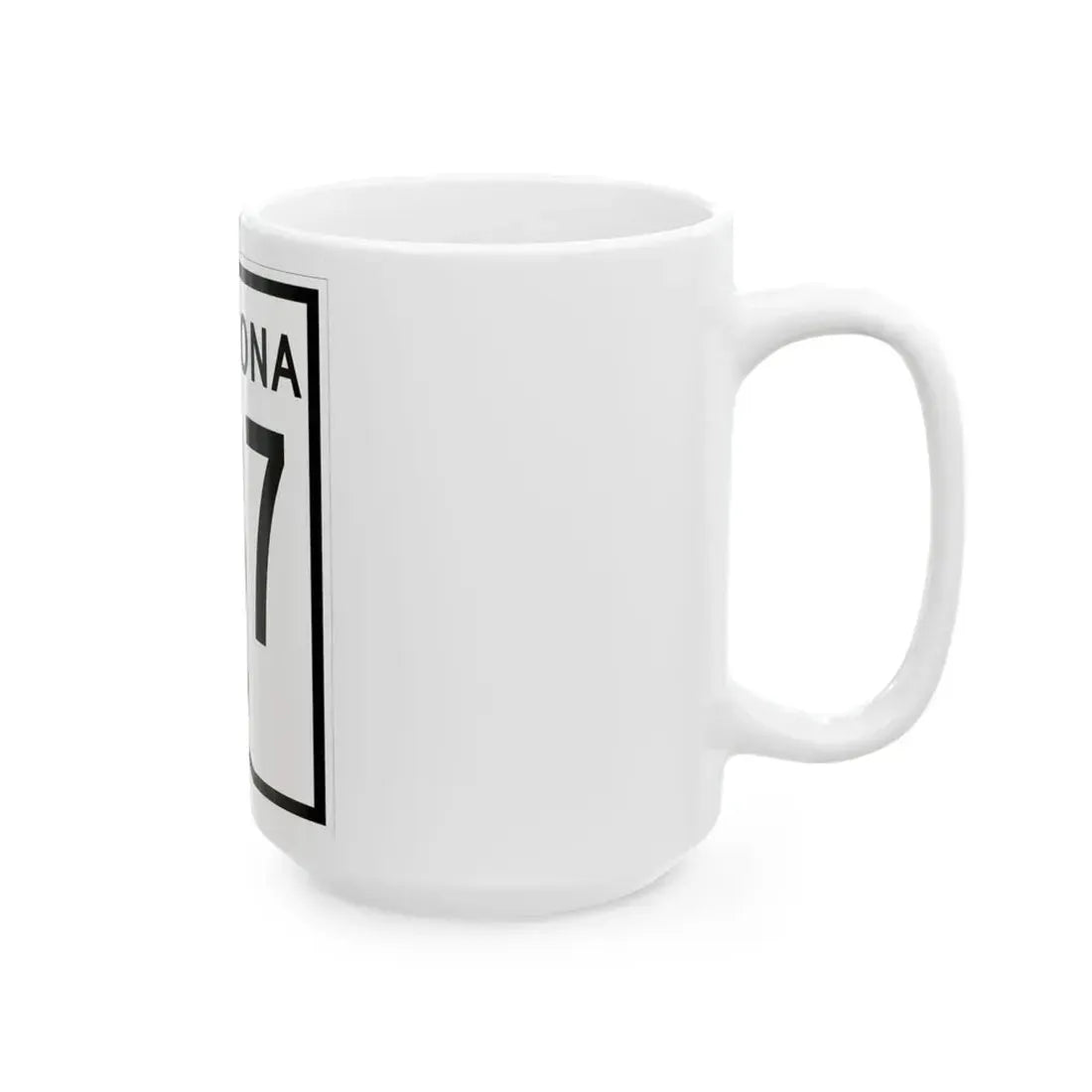 Arizona 187 1956 (Arizona) (Road Sign) White Coffee Mug - Go Mug Yourself