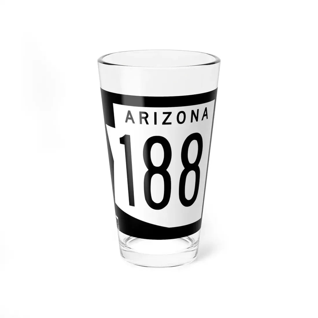 Arizona 188 1973 (Arizona) (Road Sign) Pint Glss 16oz 16oz - Go Mug Yourself