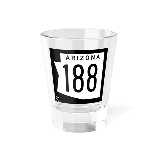 Arizona 188 1973 (Arizona) (Road Sign) Shot Glass 1.5oz 1.5oz - Go Mug Yourself