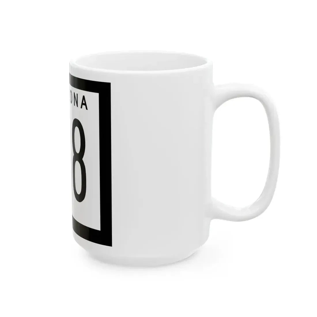 Arizona 188 1973 (Arizona) (Road Sign) White Coffee Mug - Go Mug Yourself