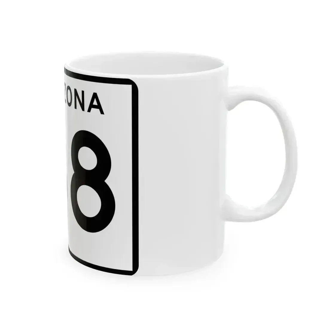 Arizona 188 (Arizona) (Road Sign) White Coffee Mug - Go Mug Yourself
