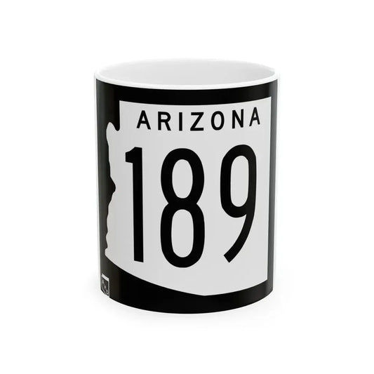Arizona 189 1963 (Arizona) (Road Sign) White Coffee Mug 11oz - Go Mug Yourself