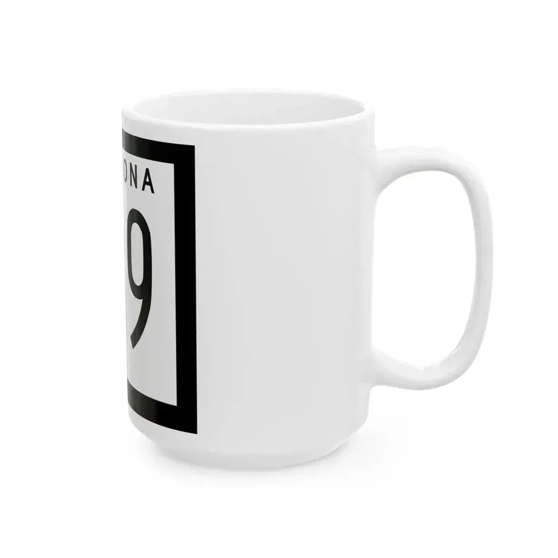 Arizona 189 1963 (Arizona) (Road Sign) White Coffee Mug - Go Mug Yourself