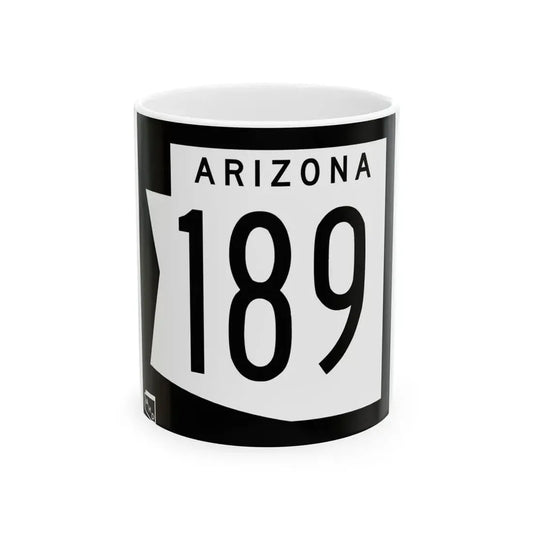 Arizona 189 1973 (Arizona) (Road Sign) White Coffee Mug 11oz - Go Mug Yourself
