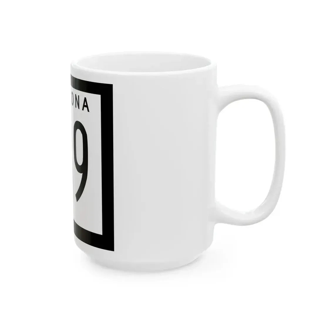 Arizona 189 1973 (Arizona) (Road Sign) White Coffee Mug - Go Mug Yourself