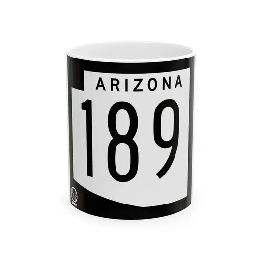 Arizona 189 1978 (Arizona) (Road Sign) White Coffee Mug 11oz - Go Mug Yourself