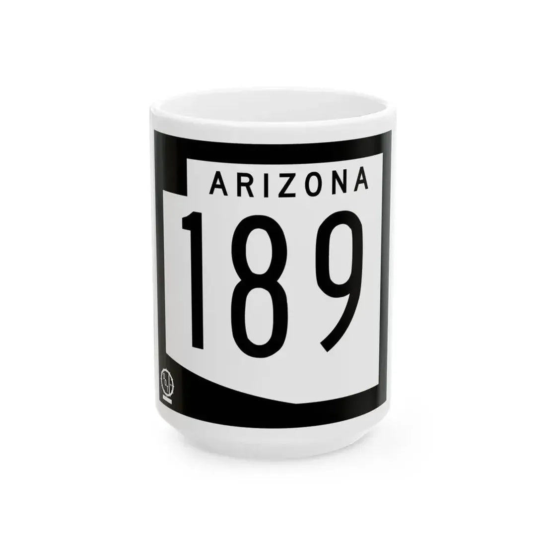 Arizona 189 1978 (Arizona) (Road Sign) White Coffee Mug 15oz - Go Mug Yourself