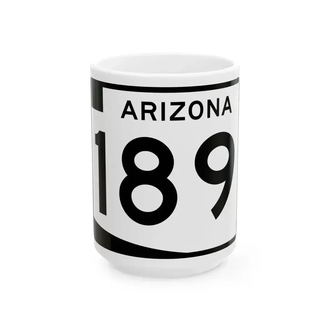 Arizona 189 (Arizona) (Road Sign) White Coffee Mug 15oz - Go Mug Yourself