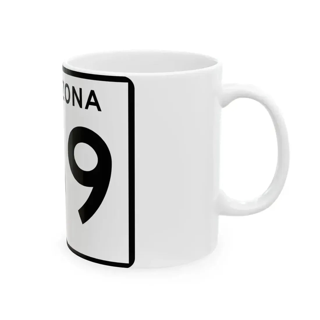 Arizona 189 (Arizona) (Road Sign) White Coffee Mug - Go Mug Yourself