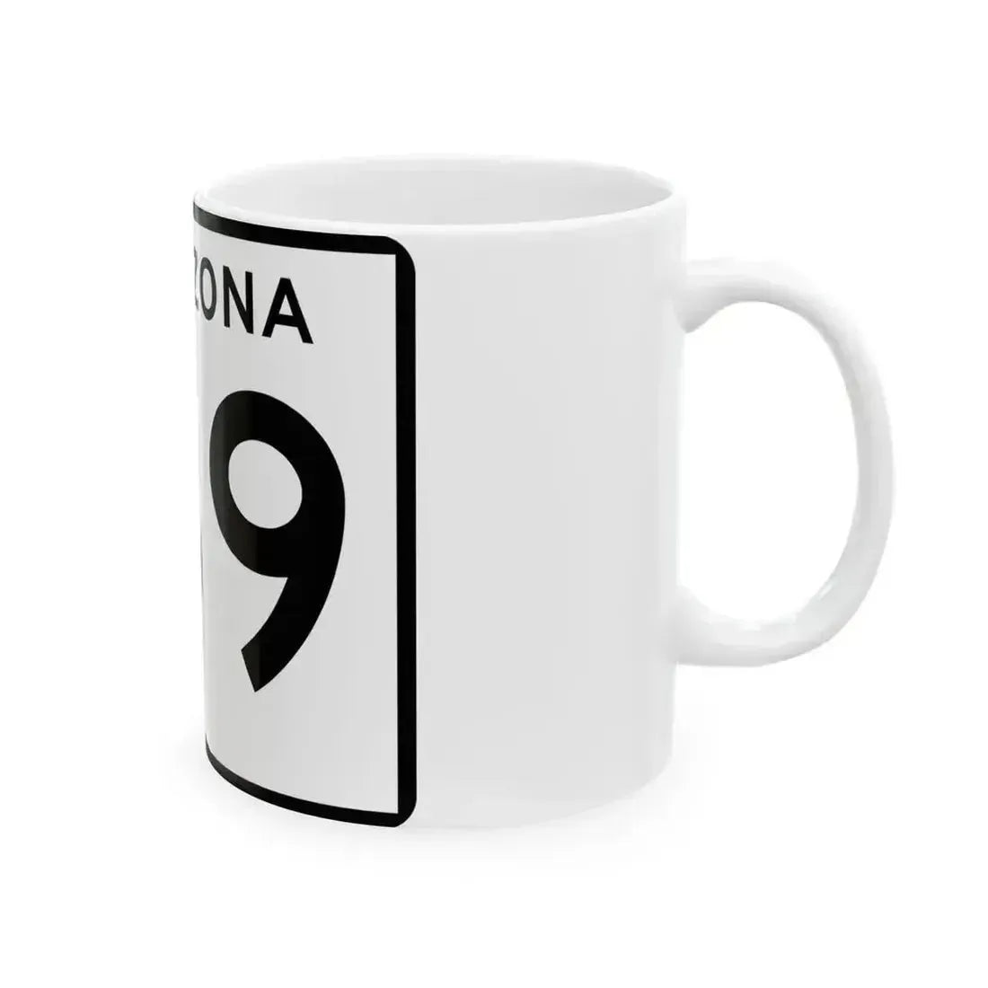 Arizona 189 (Arizona) (Road Sign) White Coffee Mug - Go Mug Yourself