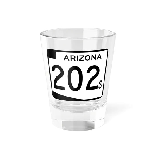 Arizona 202S (Arizona) (Road Sign) Shot Glass 1.5oz 1.5oz - Go Mug Yourself