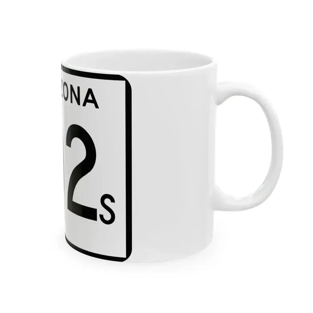 Arizona 202S (Arizona) (Road Sign) White Coffee Mug - Go Mug Yourself