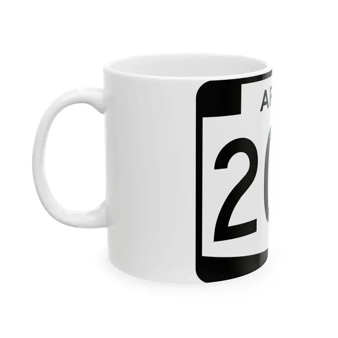 Arizona 202S (Arizona) (Road Sign) White Coffee Mug - Go Mug Yourself