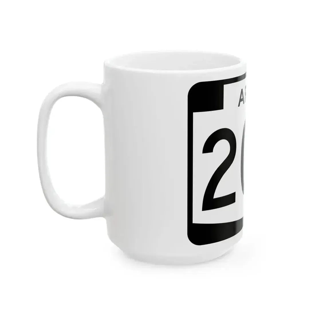 Arizona 202S (Arizona) (Road Sign) White Coffee Mug - Go Mug Yourself