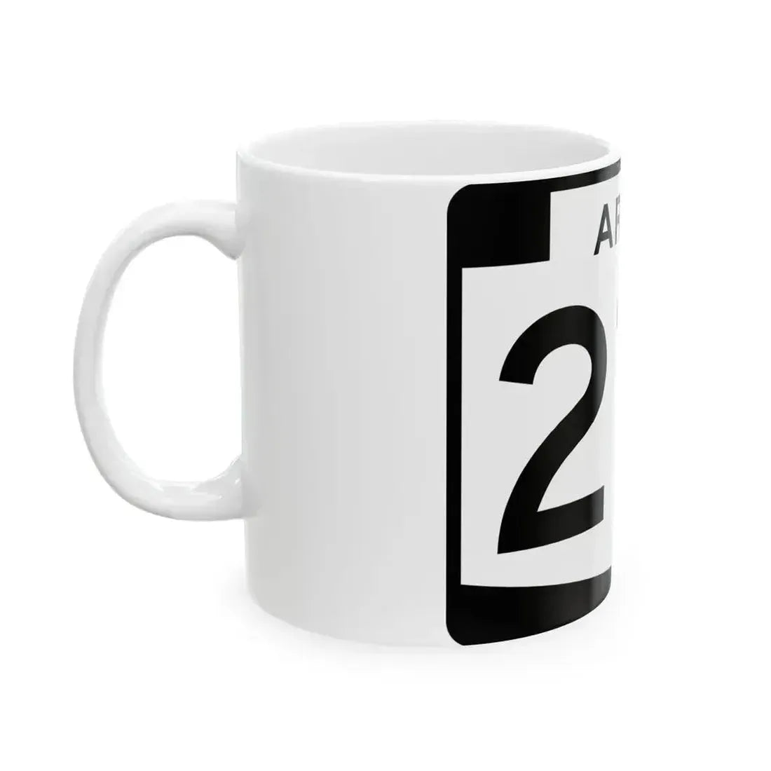 Arizona 210 (Arizona) (Road Sign) White Coffee Mug - Go Mug Yourself