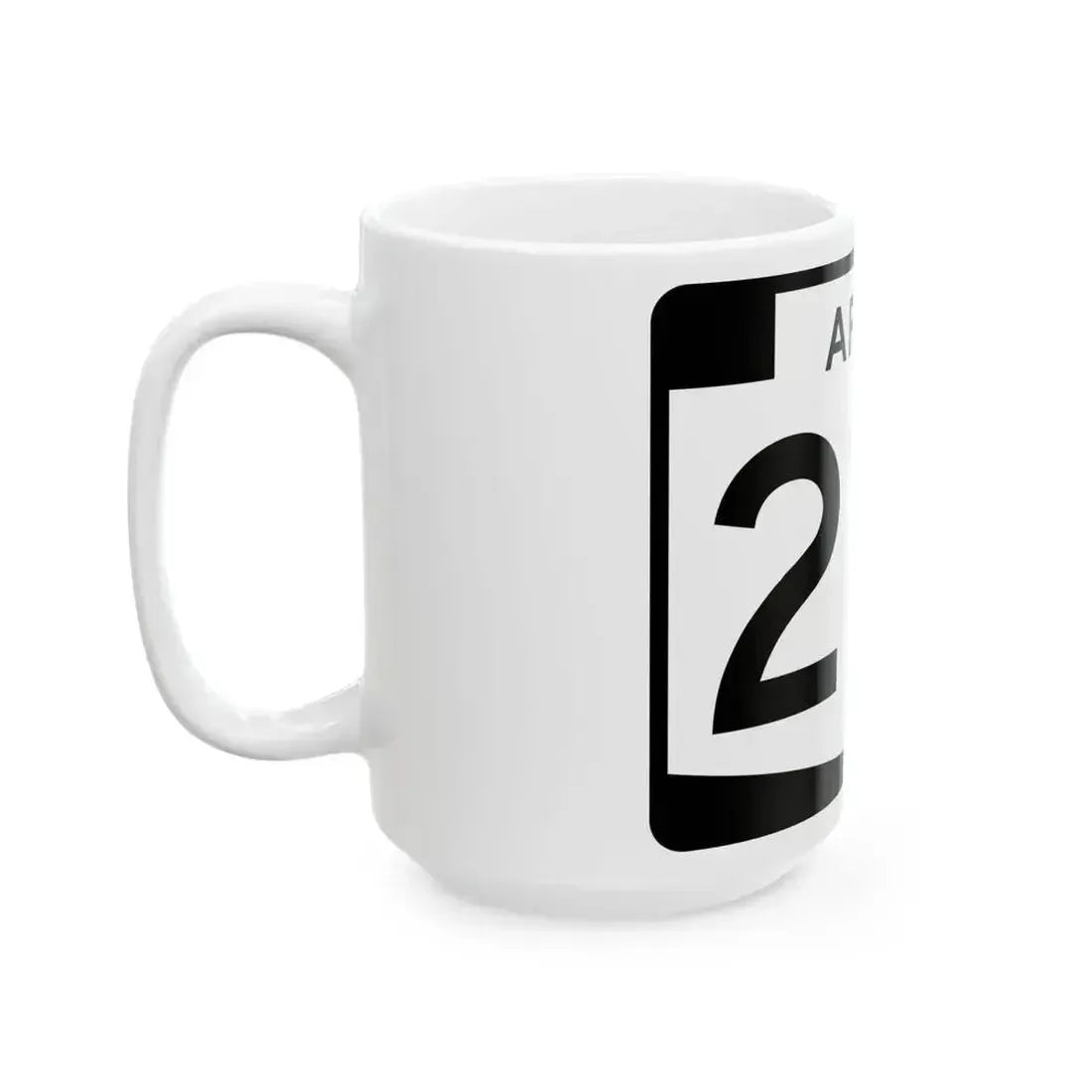 Arizona 210 (Arizona) (Road Sign) White Coffee Mug - Go Mug Yourself