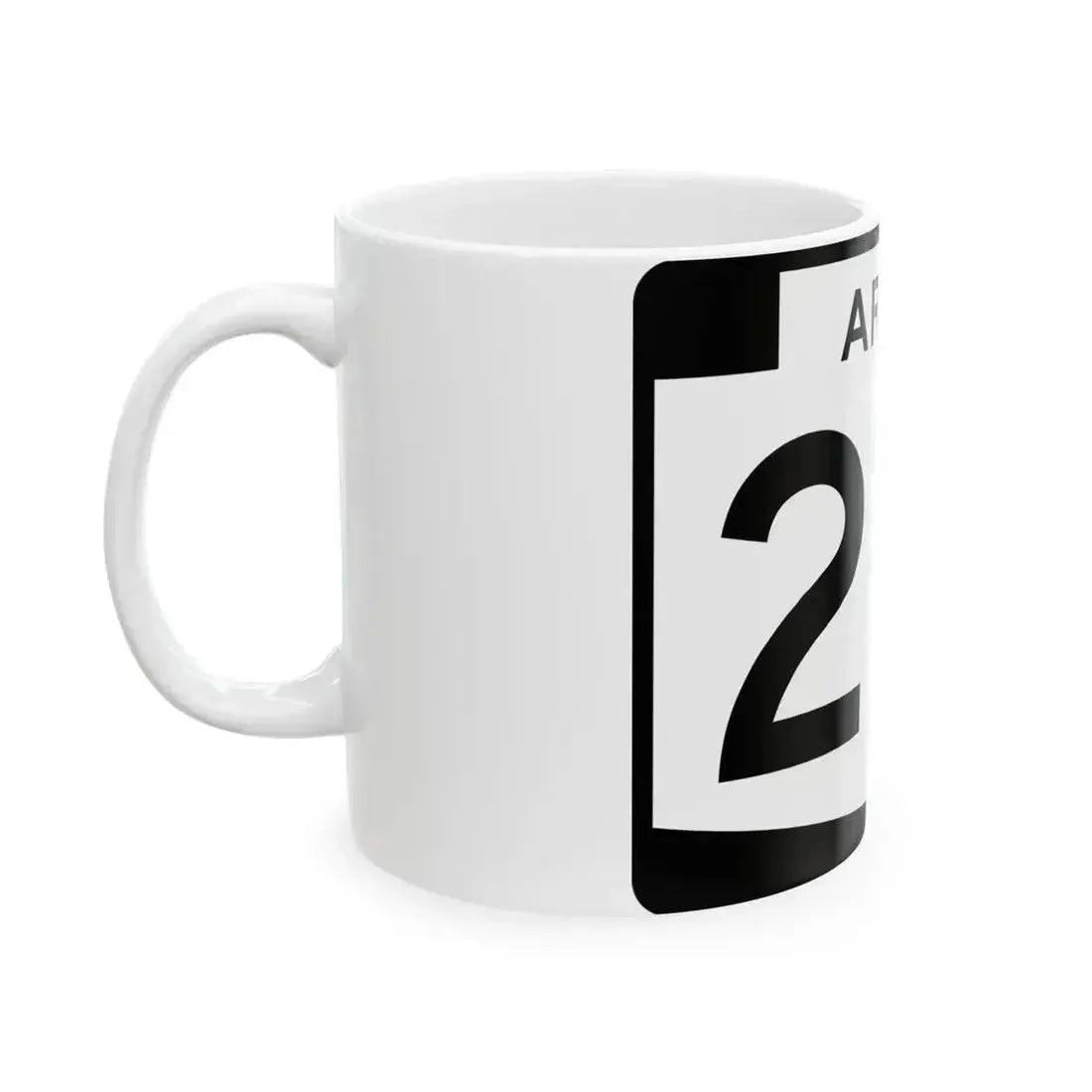 Arizona 217 (Arizona) (Road Sign) White Coffee Mug - Go Mug Yourself