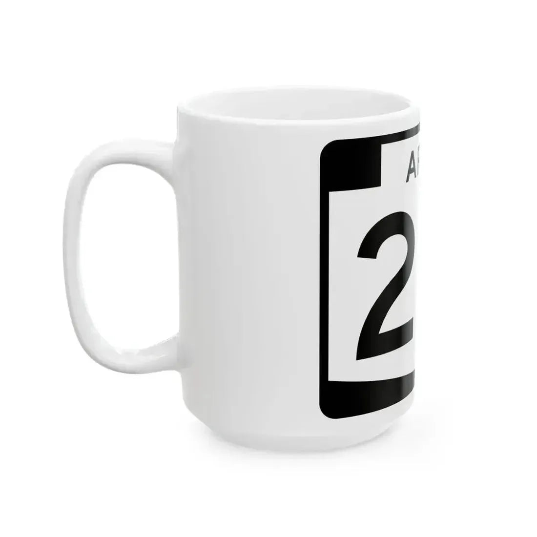 Arizona 217 (Arizona) (Road Sign) White Coffee Mug - Go Mug Yourself