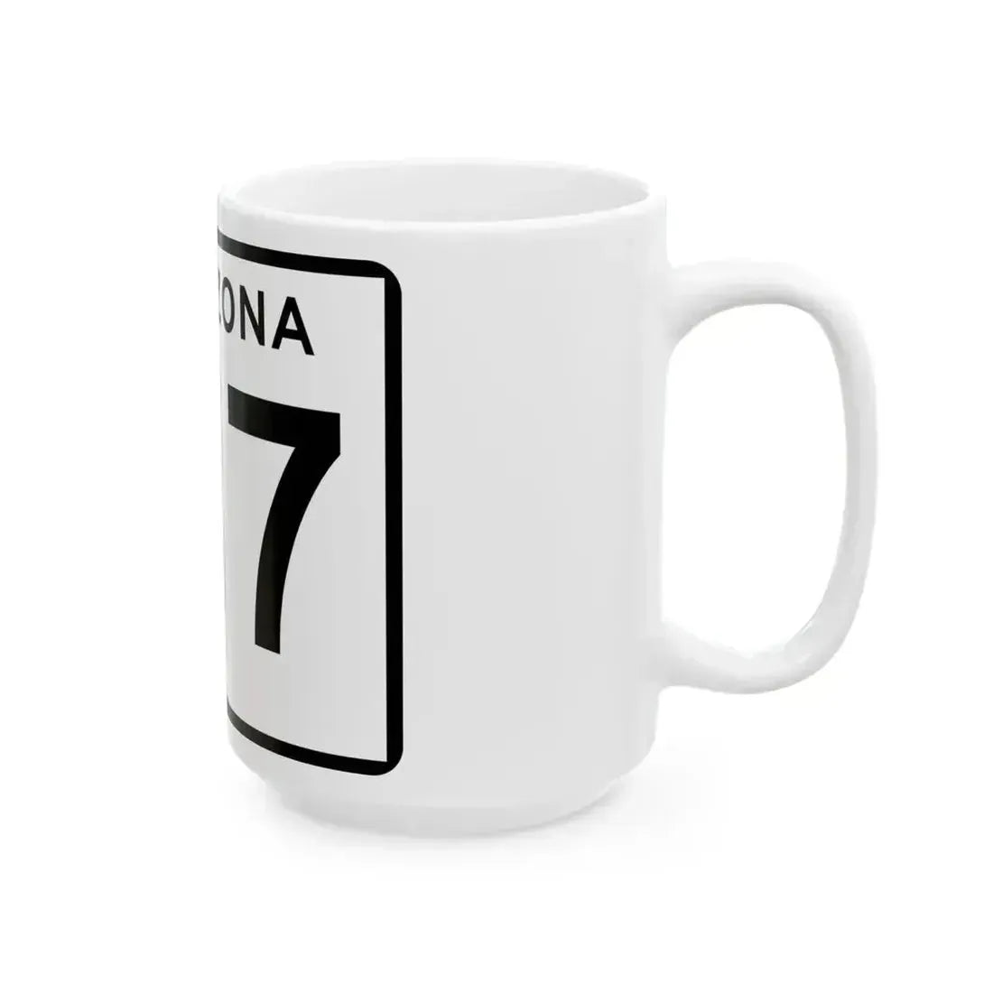 Arizona 217 (Arizona) (Road Sign) White Coffee Mug - Go Mug Yourself