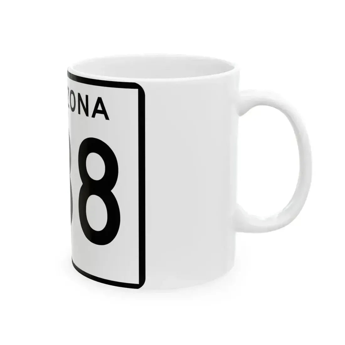 Arizona 238 (Arizona) (Road Sign) White Coffee Mug - Go Mug Yourself