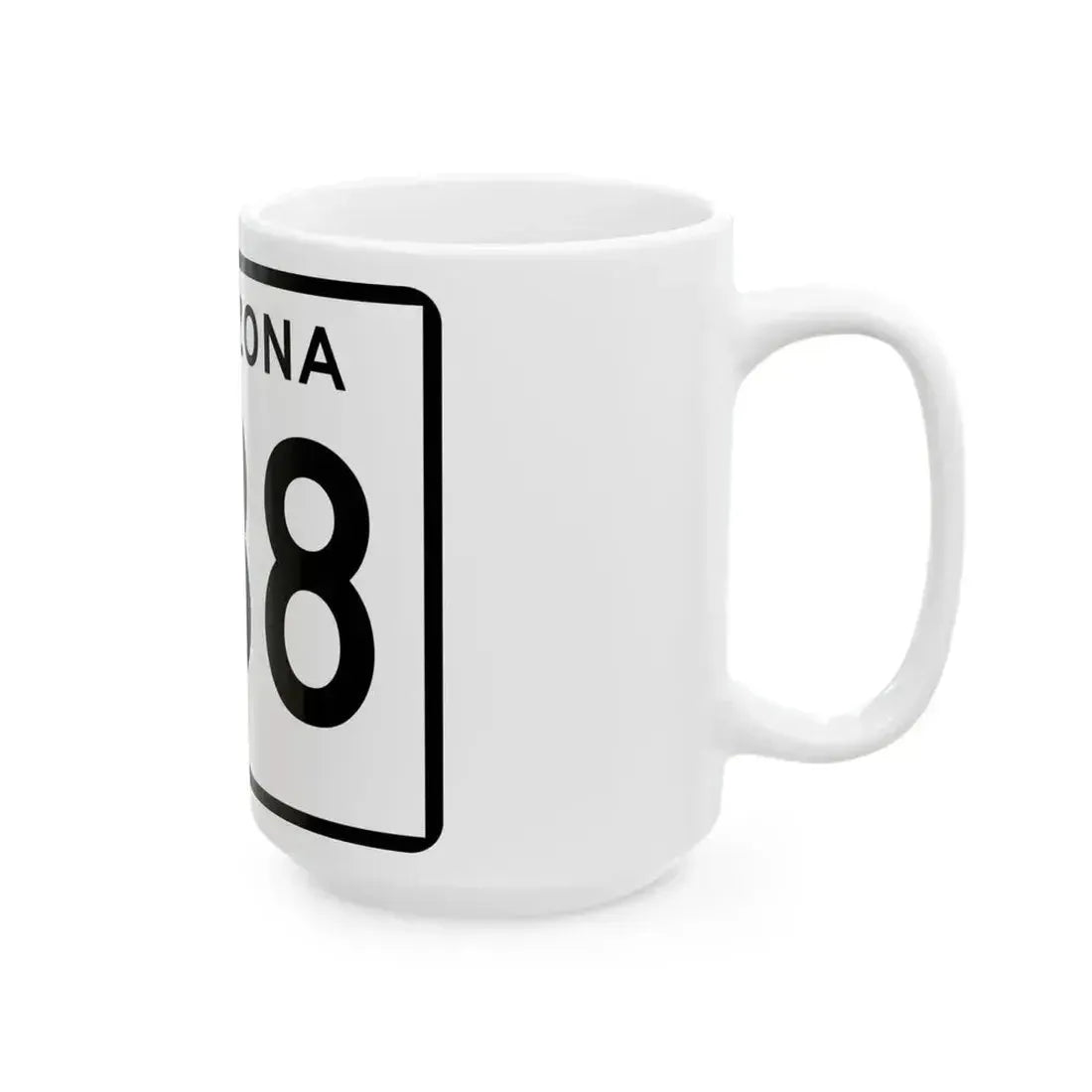 Arizona 238 (Arizona) (Road Sign) White Coffee Mug - Go Mug Yourself