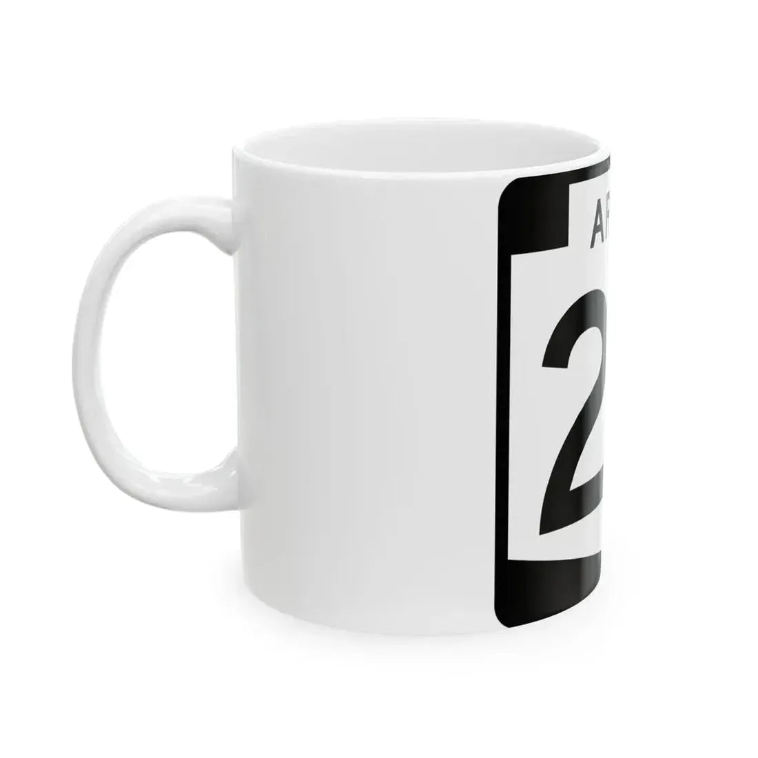 Arizona 24 (Arizona) (Road Sign) White Coffee Mug - Go Mug Yourself